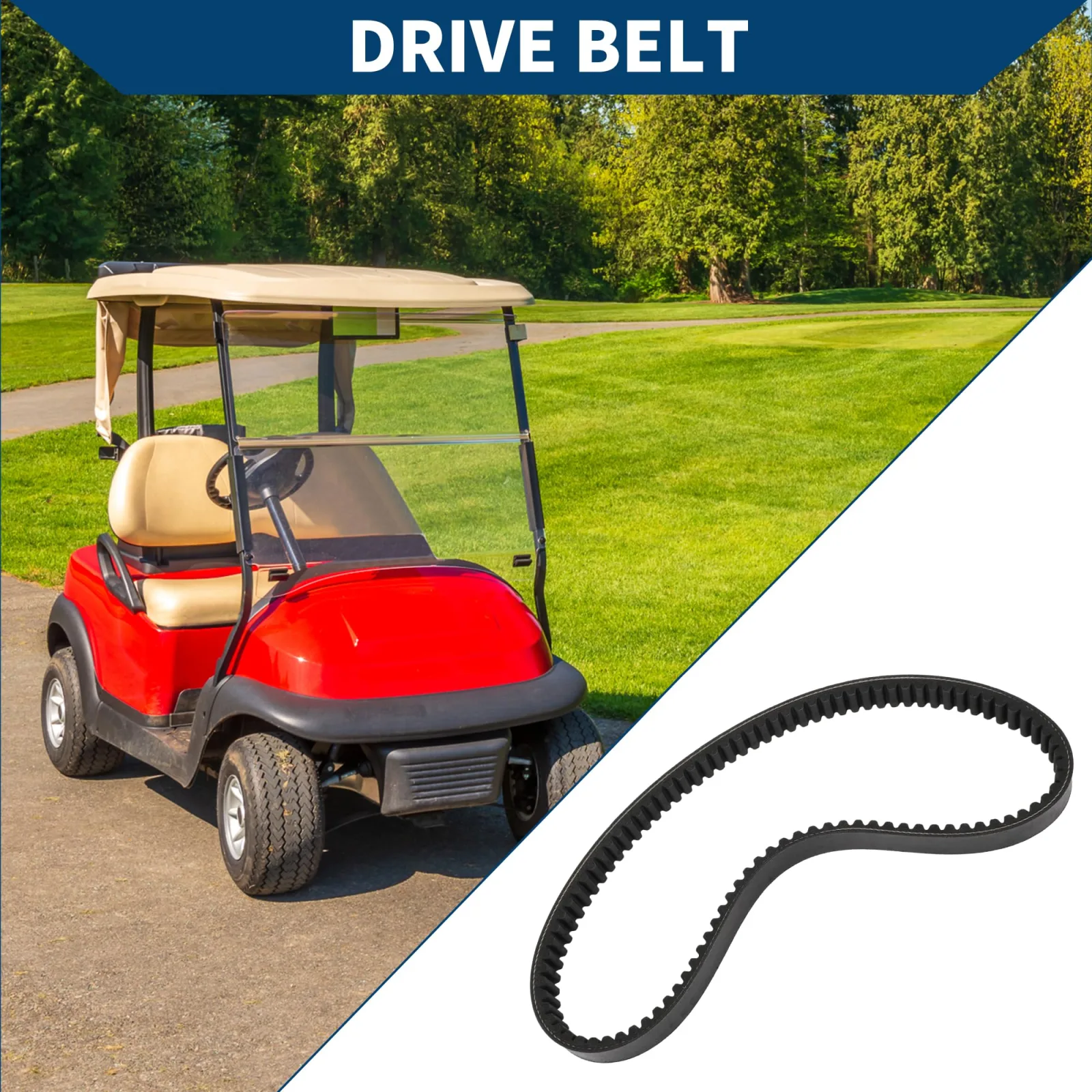 Hihaha Drive Belt for Yamaha Golf Cart G2-G22, G29 Drive image 3