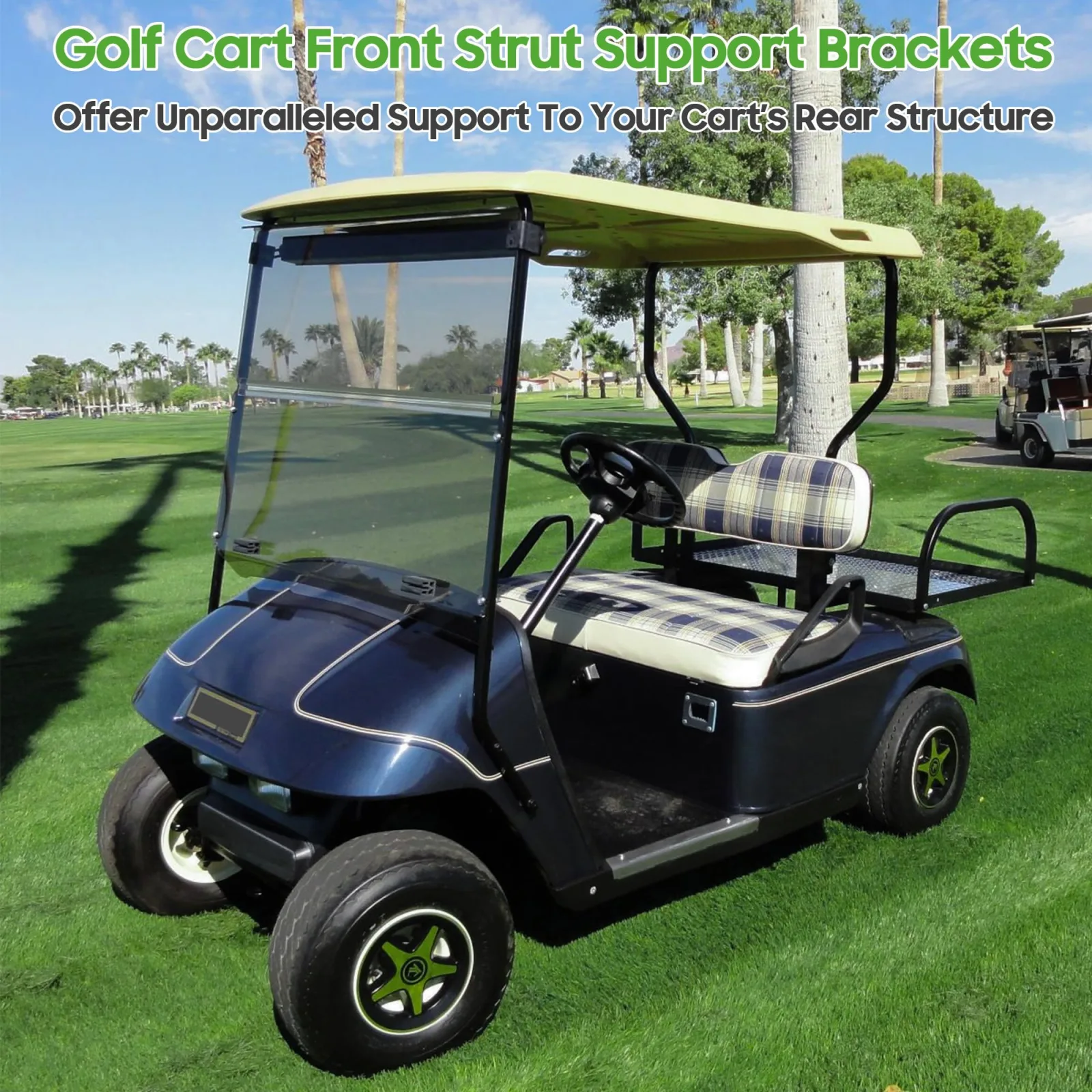 10L0L Front Roof Strut Brackets for E-Z-GO TXT & Medalist image 4