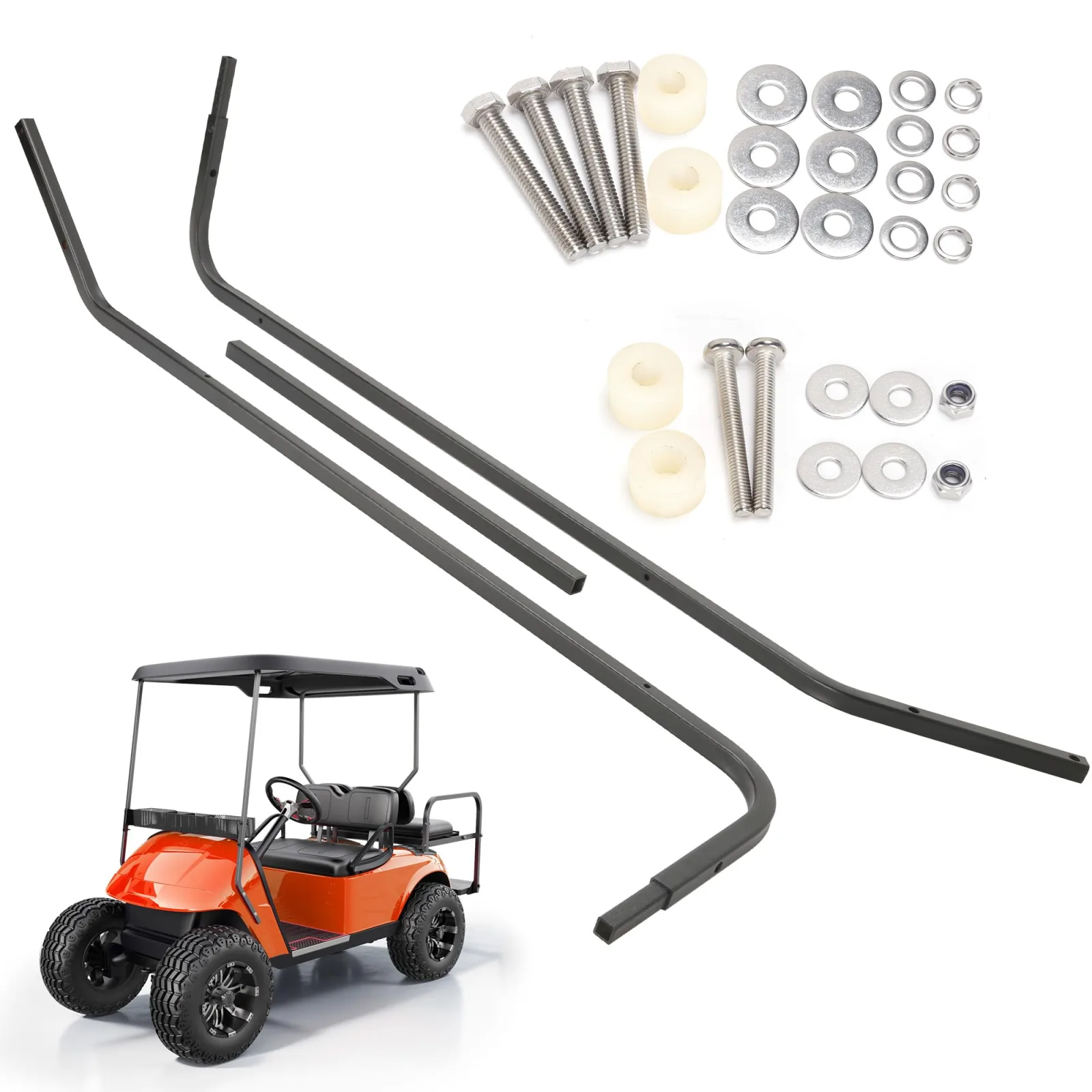 10L0L Front Roof Strut Brackets for E-Z-GO TXT & Medalist