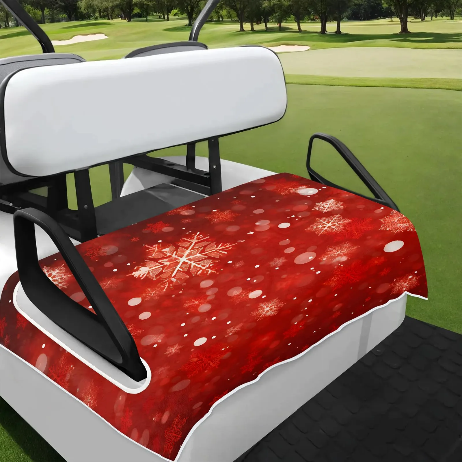 Tiveruda Golf Cart Seat Cover for Double Seats 51 x 31 in