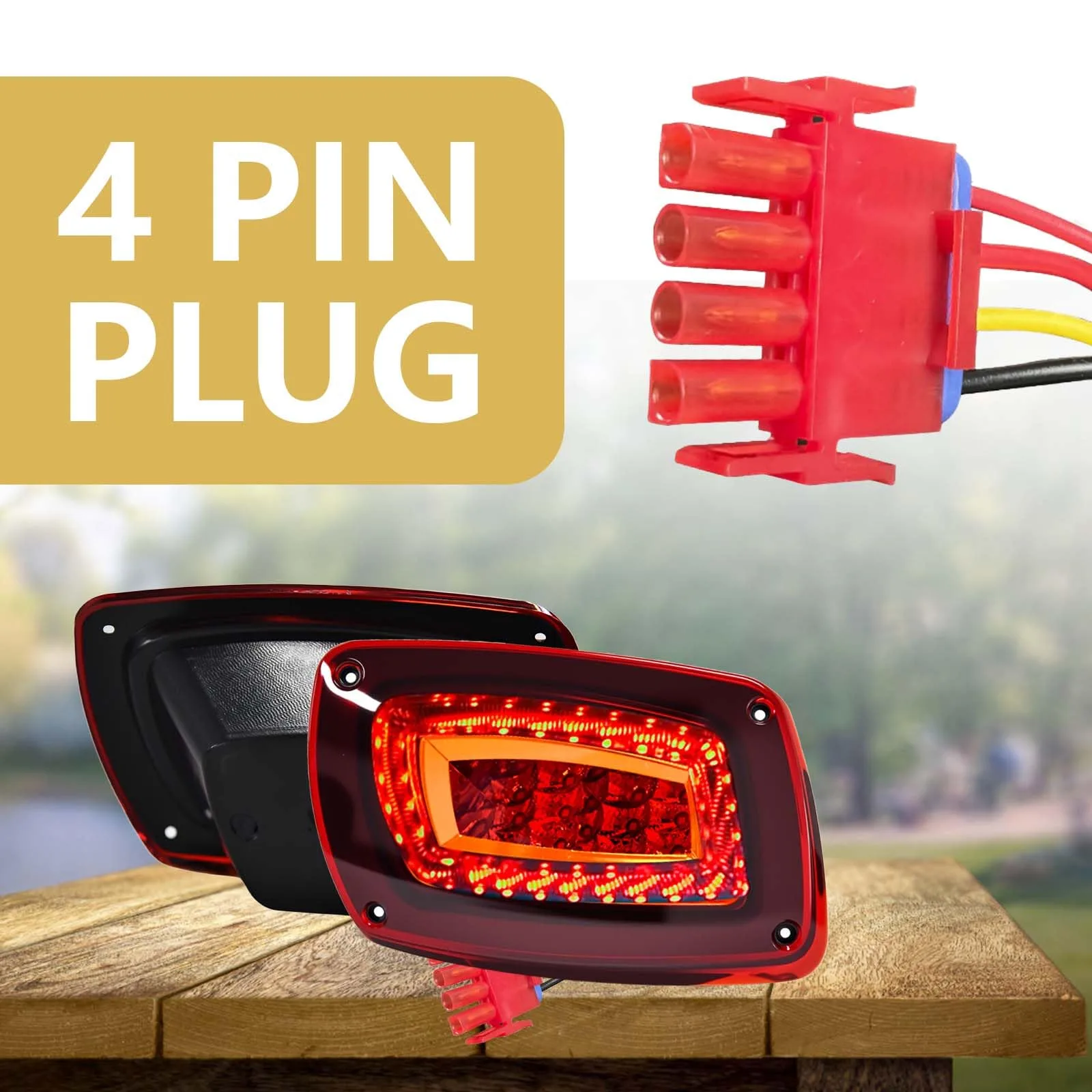 Orle Oko LED Tail Lights for E-Z-GO RXV 2016+, EGT2016+ image 3