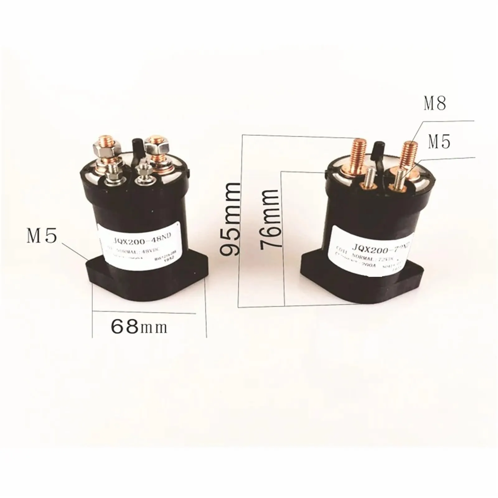 QIJUQKXI 200A Golf Cart Solenoid Contactor image 2