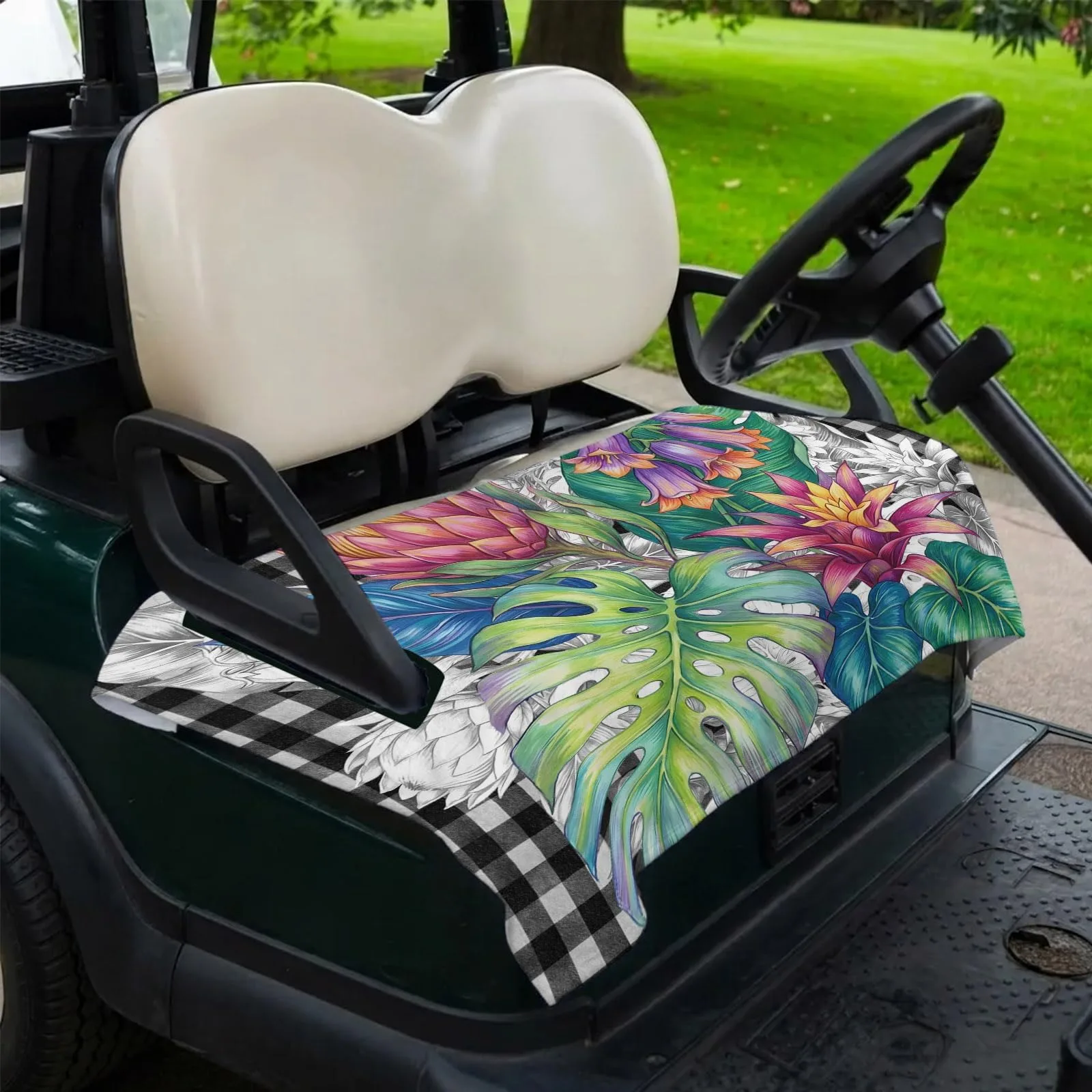 DecorLovee Golf Cart Seat Cover for E-Z-GO and Club Car image 2