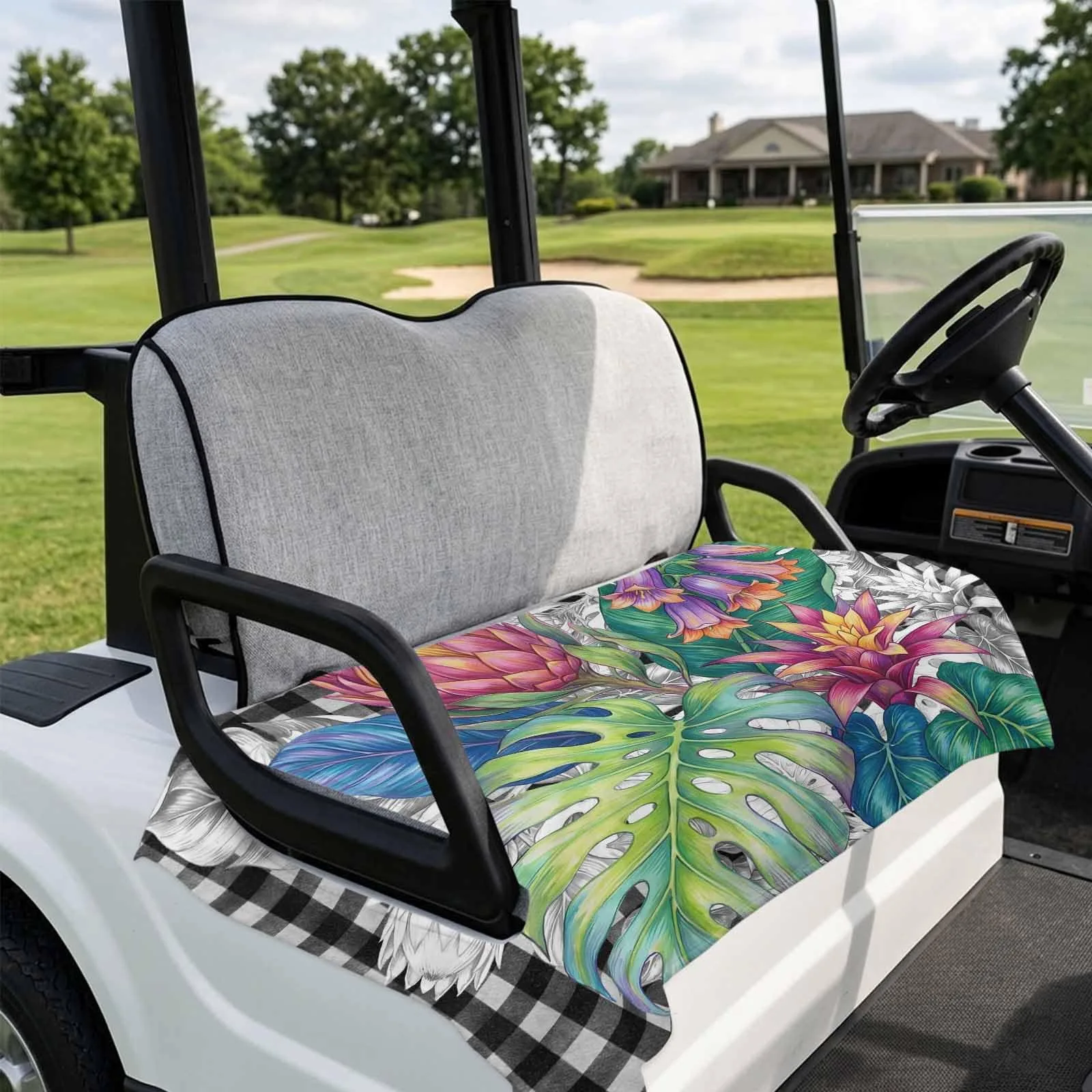 DecorLovee Golf Cart Seat Cover for E-Z-GO and Club Car image 4