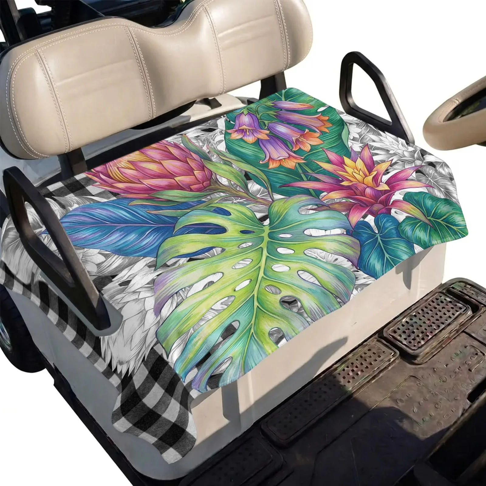 DecorLovee Golf Cart Seat Cover for E-Z-GO and Club Car