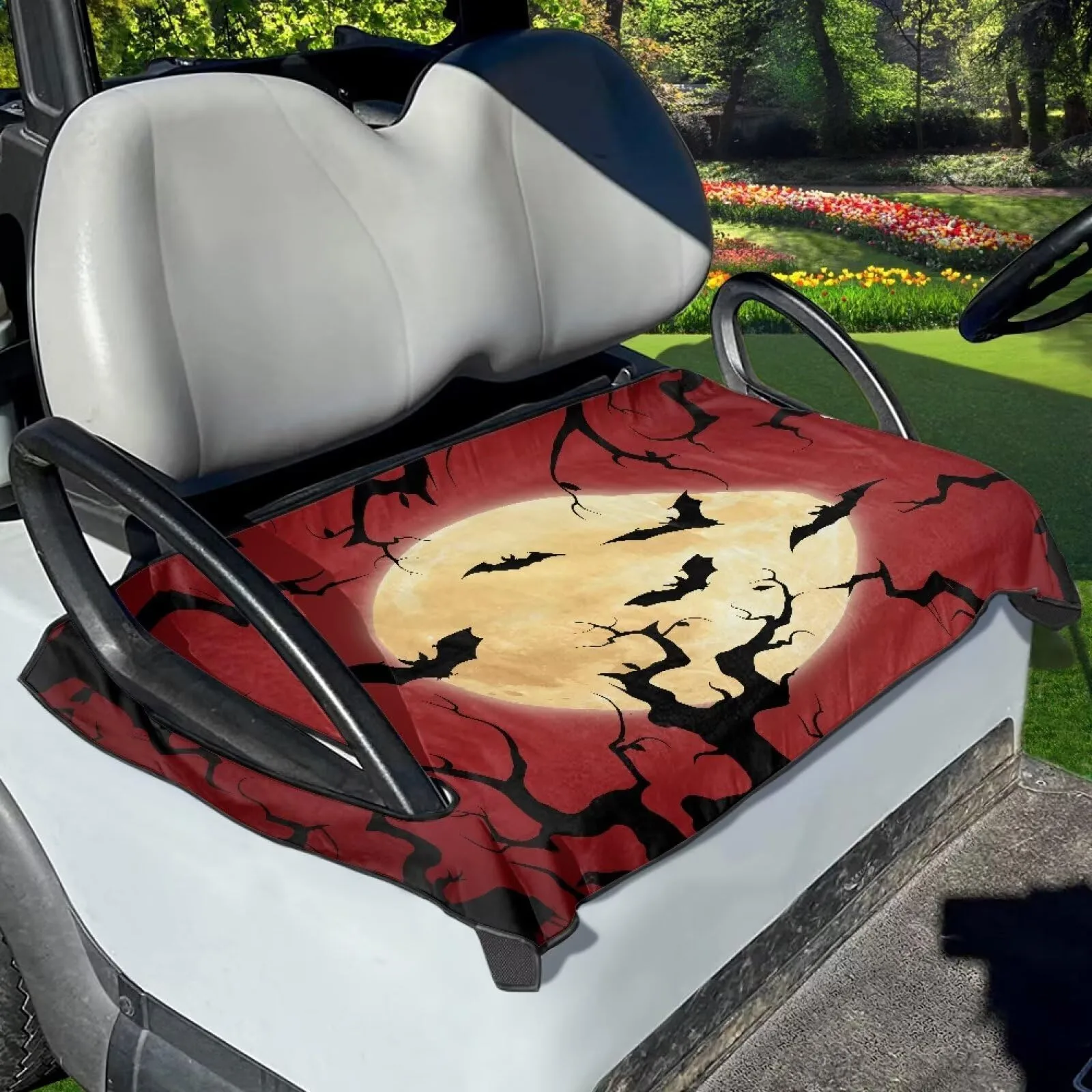 Brosoneto 50 x 31 in Golf Cart Seat Cover for 2-Person Seats - Golf Cart Seat Cover-1-133