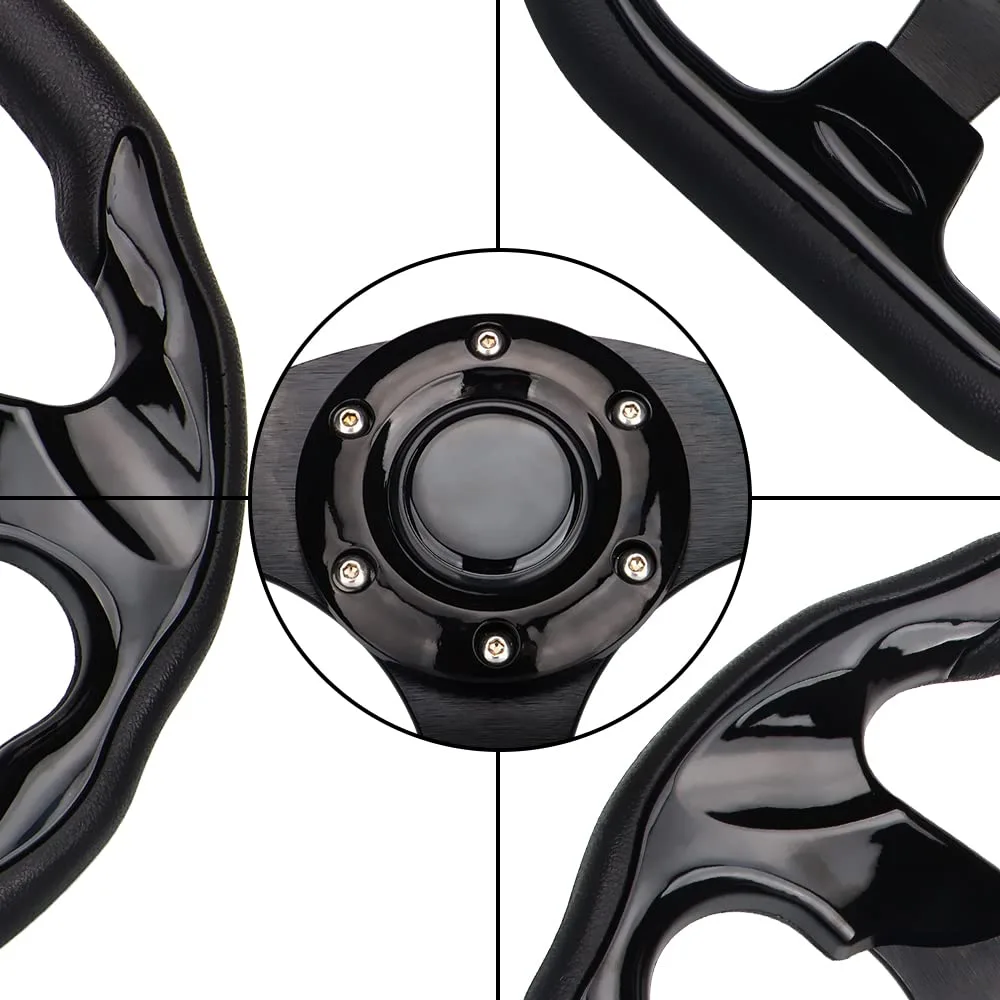 Spaorcco 12.5-Inch D-Shaped Golf Cart Steering Wheel 5128-01 image 4