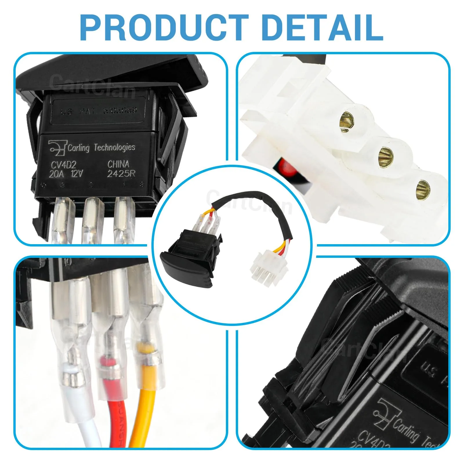 CartClan CT-0129 Forward-Reverse Switch for Yamaha G19/G22 image 4