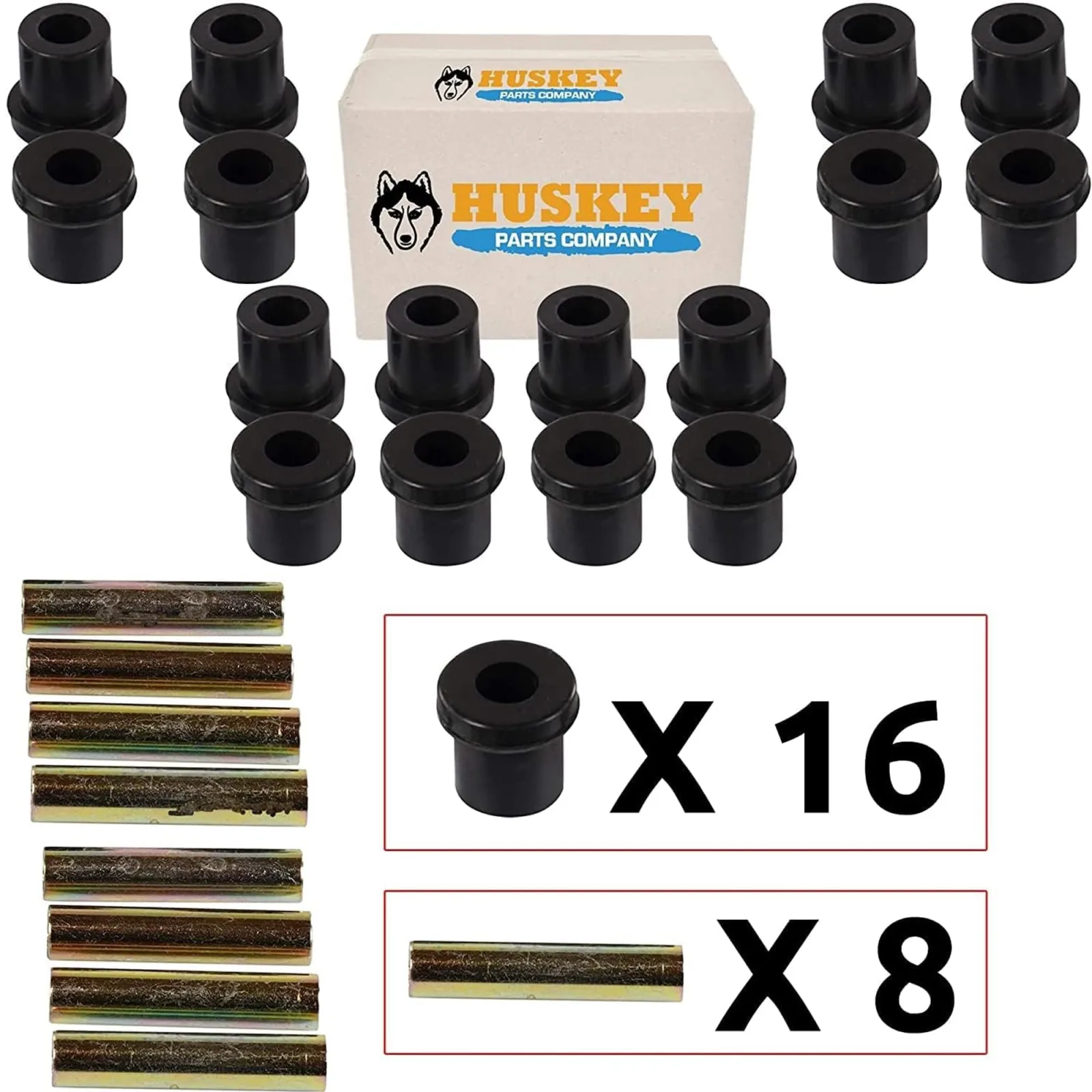 Huskey Club Car DS Leaf Spring Bushing Kit 1981+ image 2