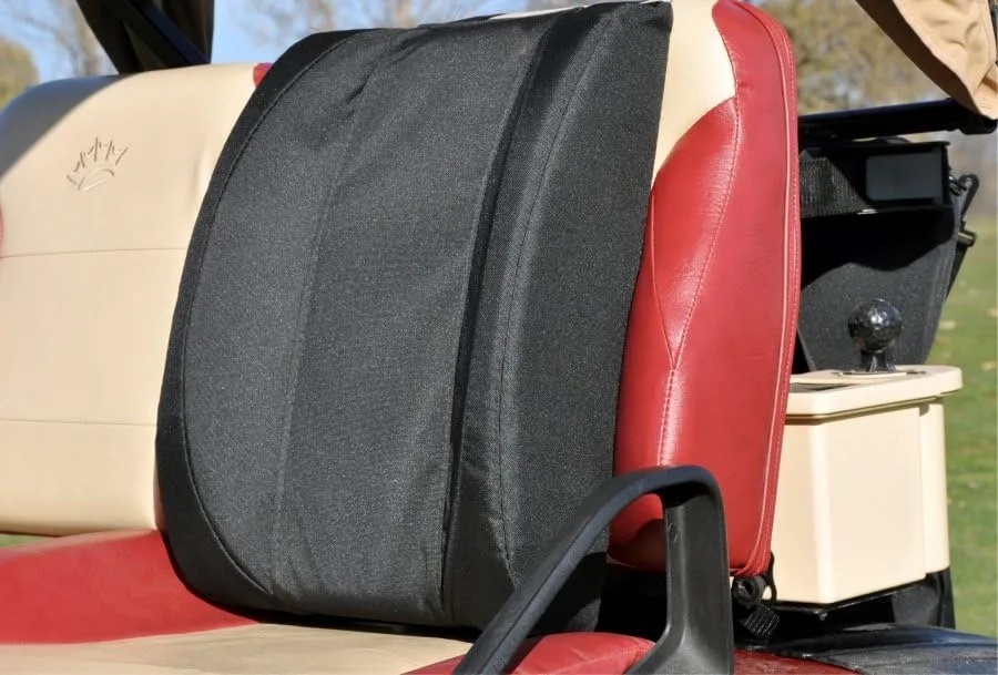 Back Buddy Black Golf Cart Seat Support Cushion