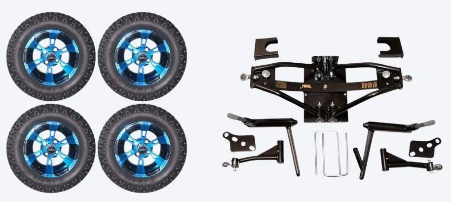 3G 6-Inch Lift Kit with 12-Inch Wheels for Club Car DS
