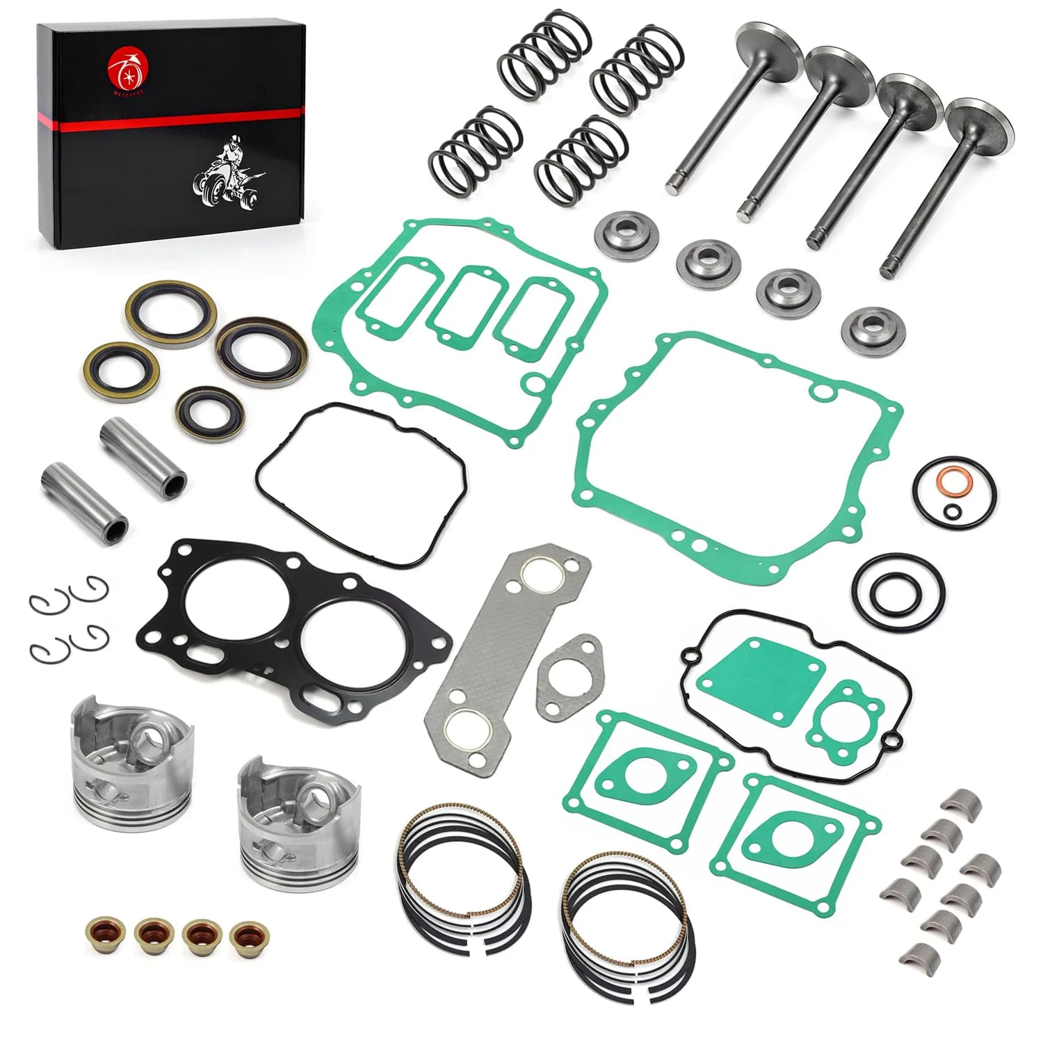 MOTO1988 Top End Rebuild Kit for E-Z-GO Fuji Robin EH29C 295cc image 2