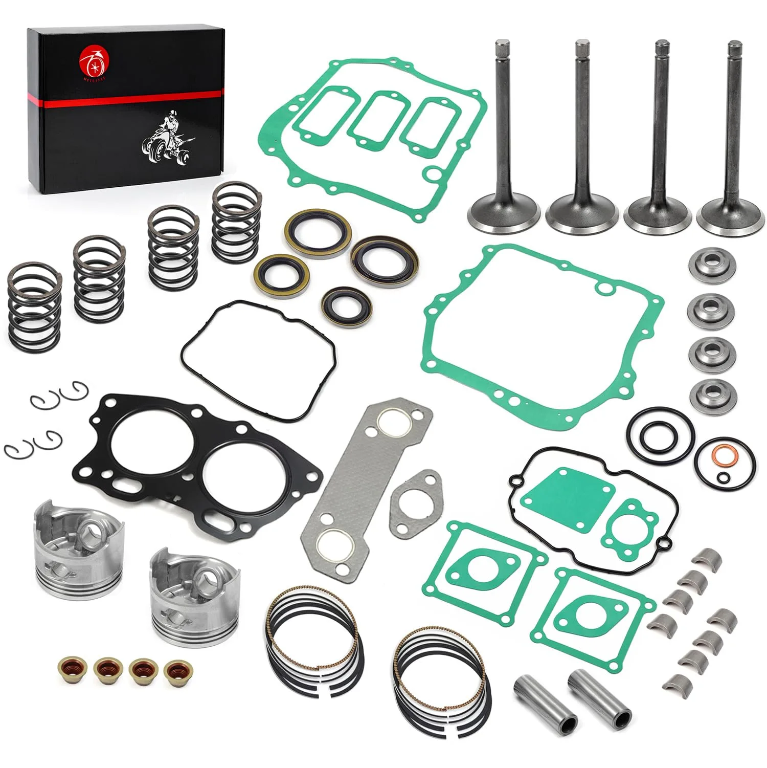 MOTO1988 Top End Rebuild Kit for E-Z-GO Fuji Robin EH29C 295cc image 3