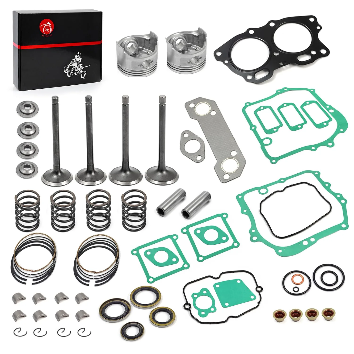 MOTO1988 Top End Rebuild Kit for E-Z-GO Fuji Robin EH29C 295cc image 4