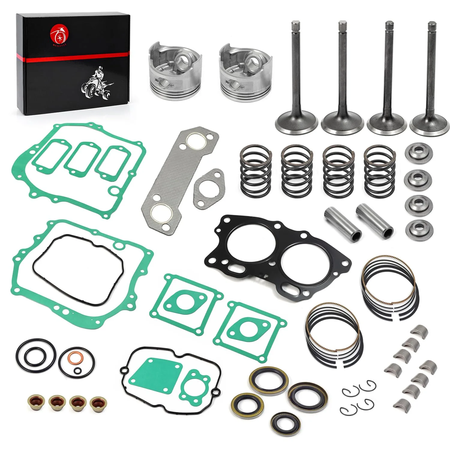 MOTO1988 Top End Rebuild Kit for E-Z-GO Fuji Robin EH29C 295cc