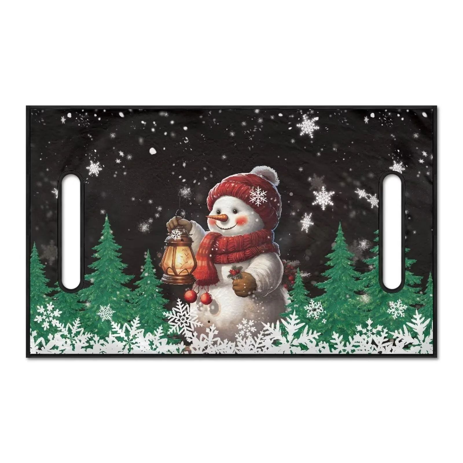 Whosucclay Golf Cart Seat Cover, Christmas Snowman image 2
