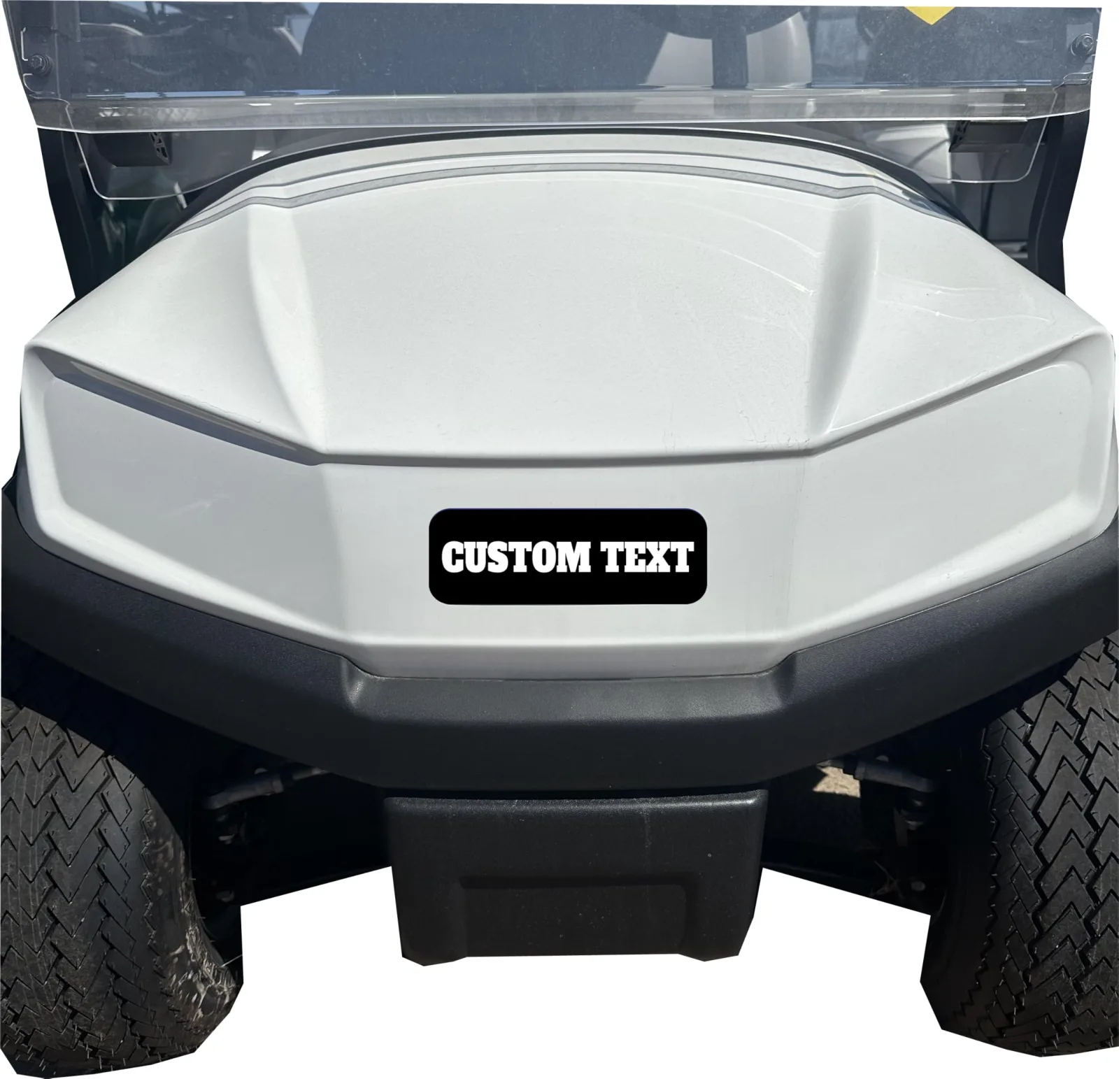 Kustom Cycle Parts Club Car Tempo Custom Name Plate