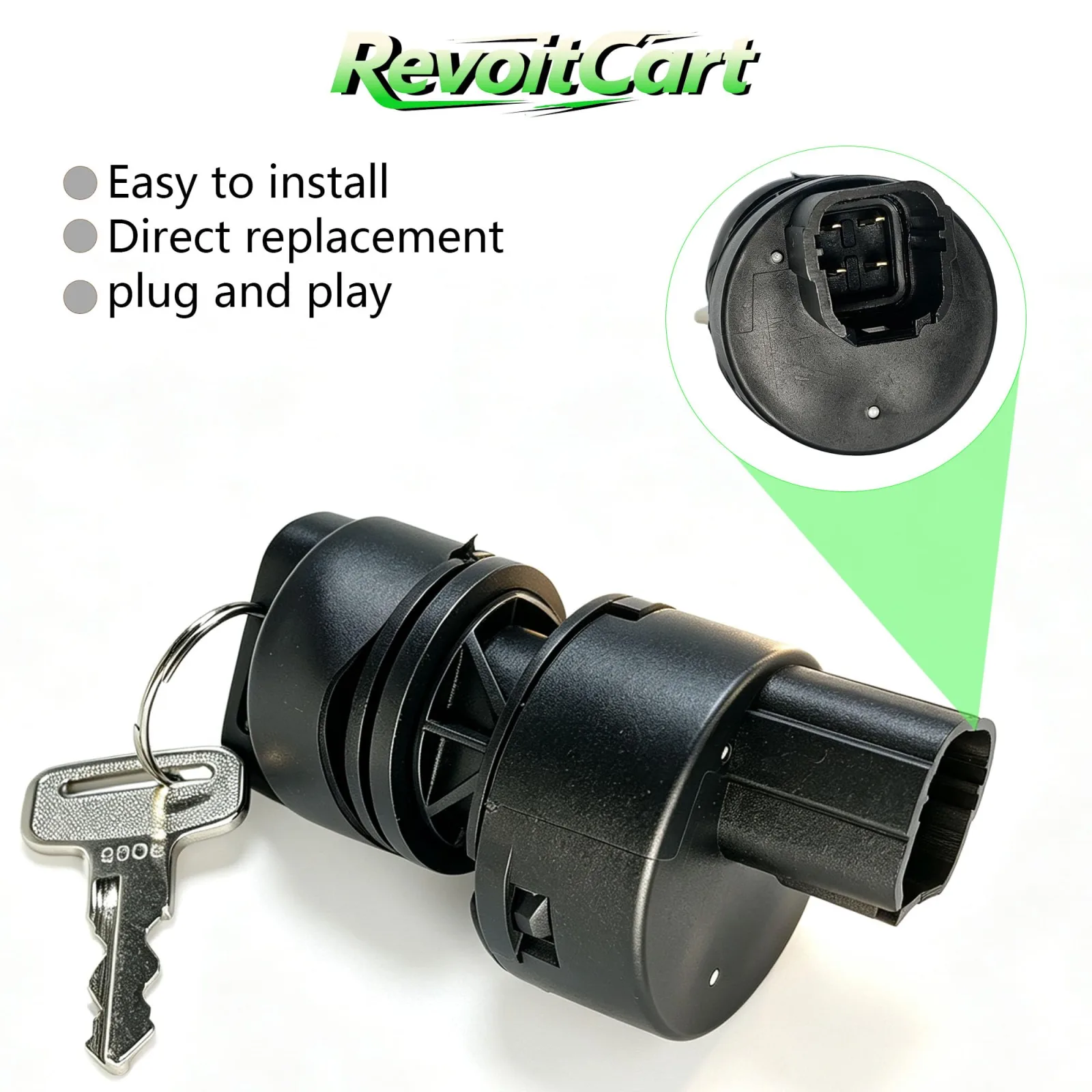 RevoitCart Ignition Key Switch for Yamaha G22, G29 & Drive 2 image 4