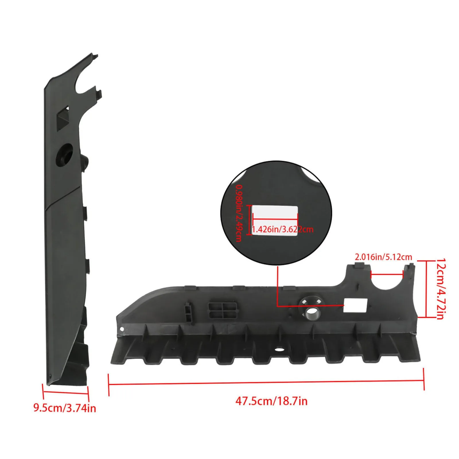 SEBLAFF Dash Panel for Club Car Precedent, No Holes image 2