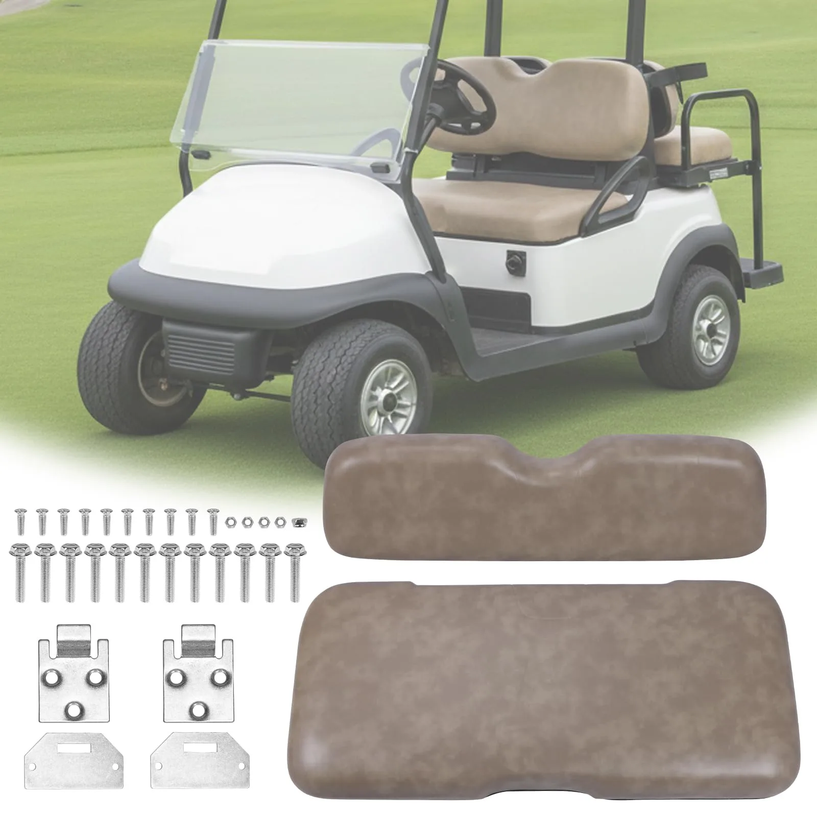 Hubxinly Front Seat Cushion Set for E-Z-GO RXV 2008+ image 2