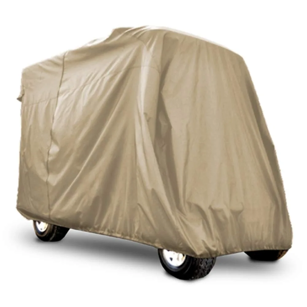 Performance Plus Carts 88" Red Dot Golf Cart Storage Cover – Beige