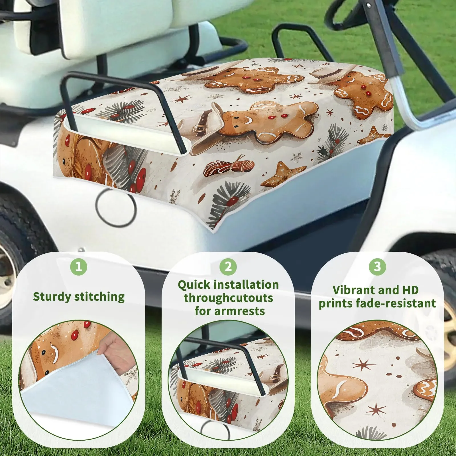 Tiveruda Golf Cart Seat Cover Blanket, 51 x 31 Inches image 3