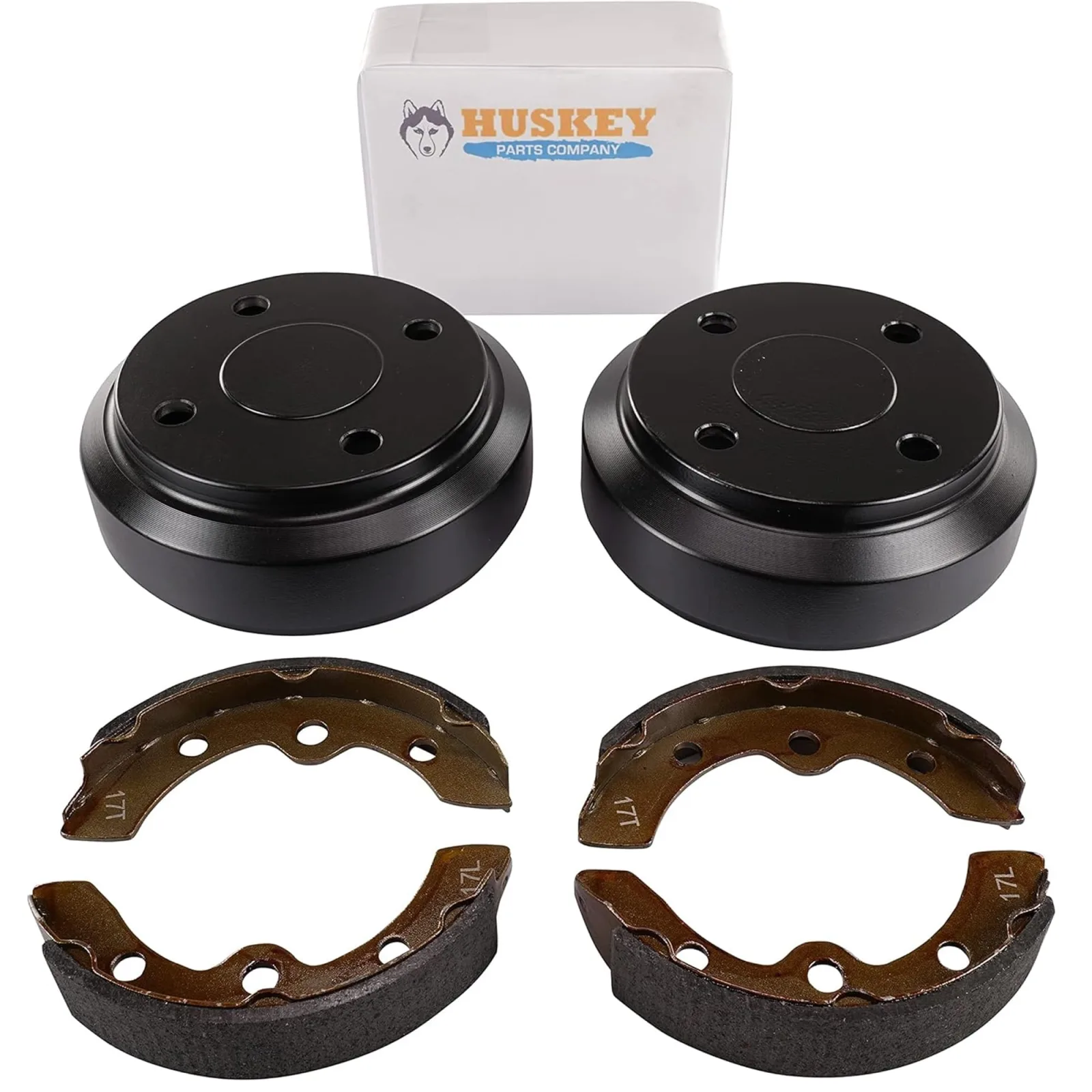 Huskey Parts Club Car Brake Repair Kit — Drums, Shoes & Springs (174820196874) image 2