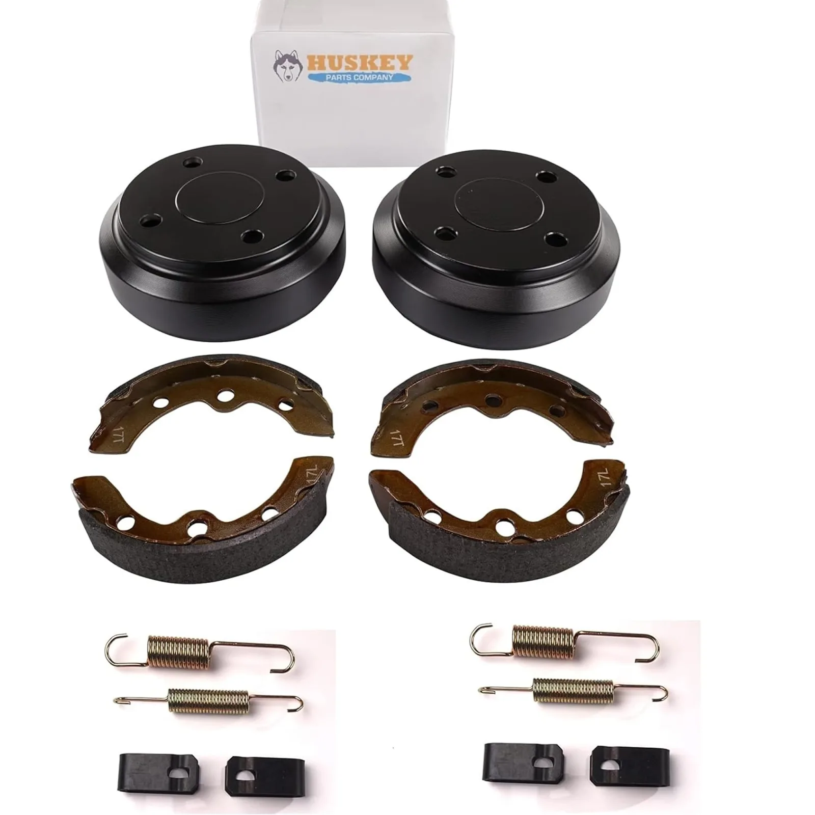 Huskey Parts Club Car Brake Repair Kit — Drums, Shoes & Springs (174820196874)