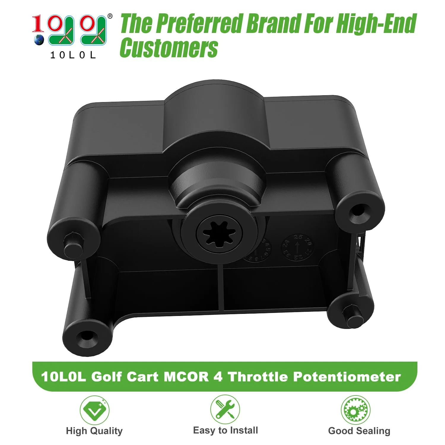 10L0L MCOR Potentiometer for Club Car DS & Carryall image 2