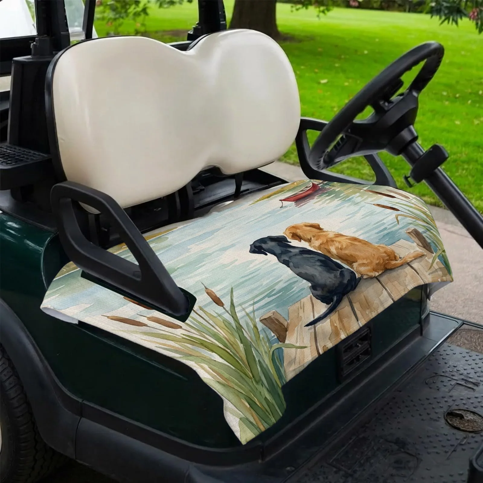 Trosturdspn Golf Cart Seat Towel Blanket 51 x 31 in