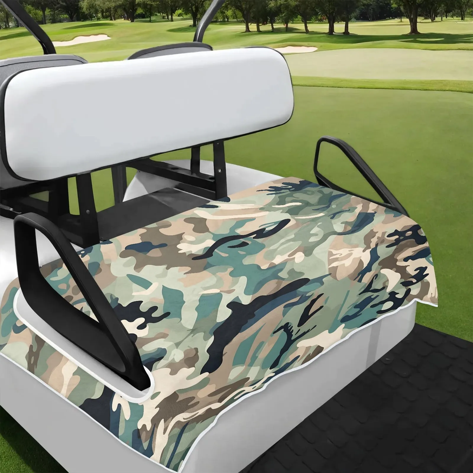 Tiveruda Golf Cart Seat Cover for Double Seats