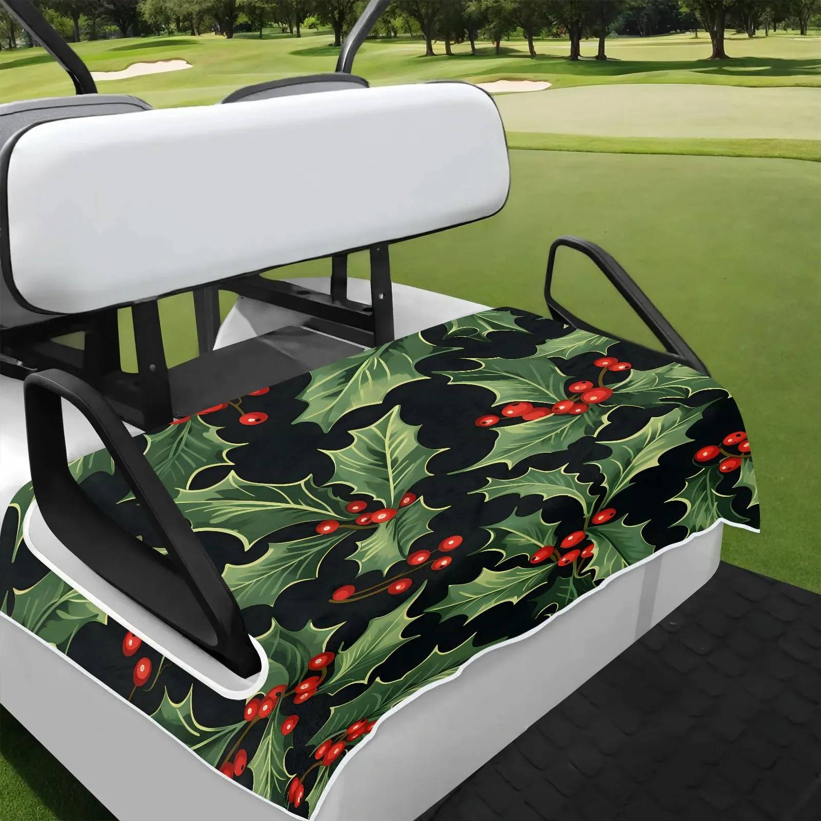 Tiveruda Golf Cart Seat Cover for Double Seats, 51 x 31 in