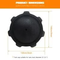 GTDSAOZG Fuel Tank Cap for Club Car DS and E-Z-GO TXT image 2