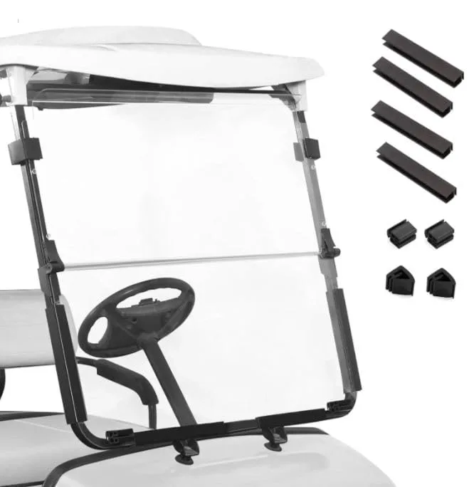 3G Folding Windshield for Yamaha G14, G16 & G19, 1995-2002 image 2