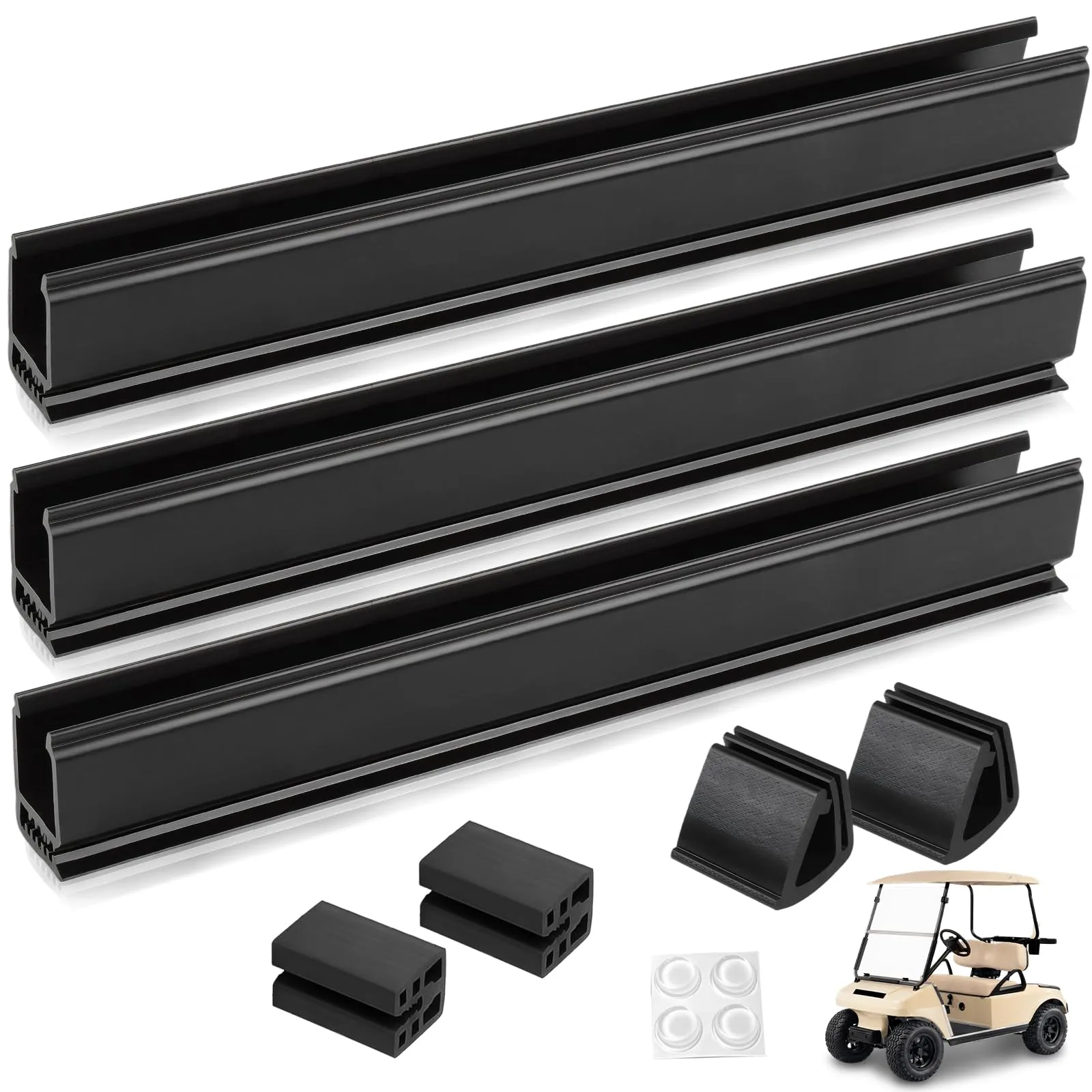 iLSKW Golf Cart Windshield Clip Kit for Club Car DS and Yamaha