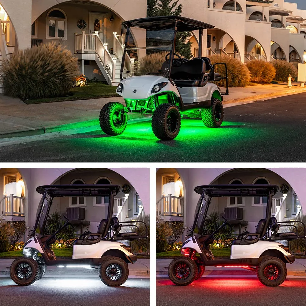 LEDGlow LU-EGC-M40 4-Piece Golf Cart Underglow Kit image 3