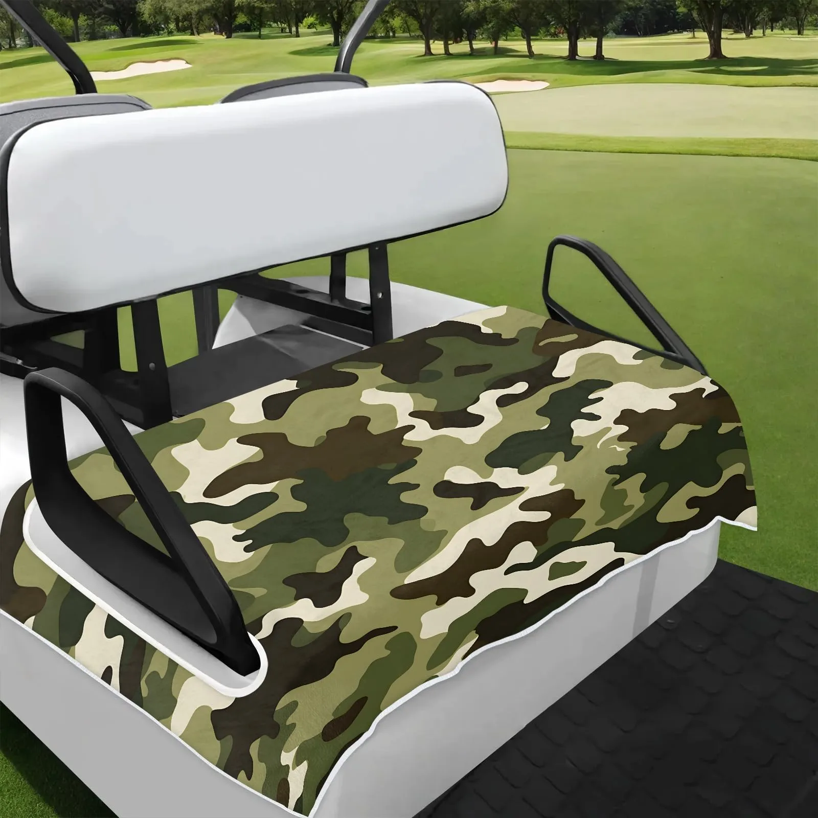 Tiveruda Golf Cart Seat Cover for Double Seats, 51 x 31 in