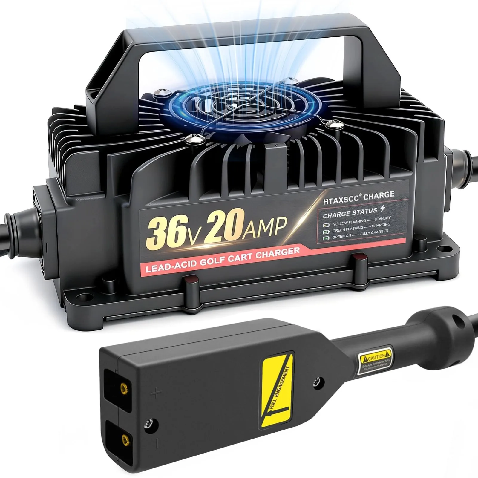 HTAXSCC 36V 20A Charger for E-Z-GO TXT Golf Carts