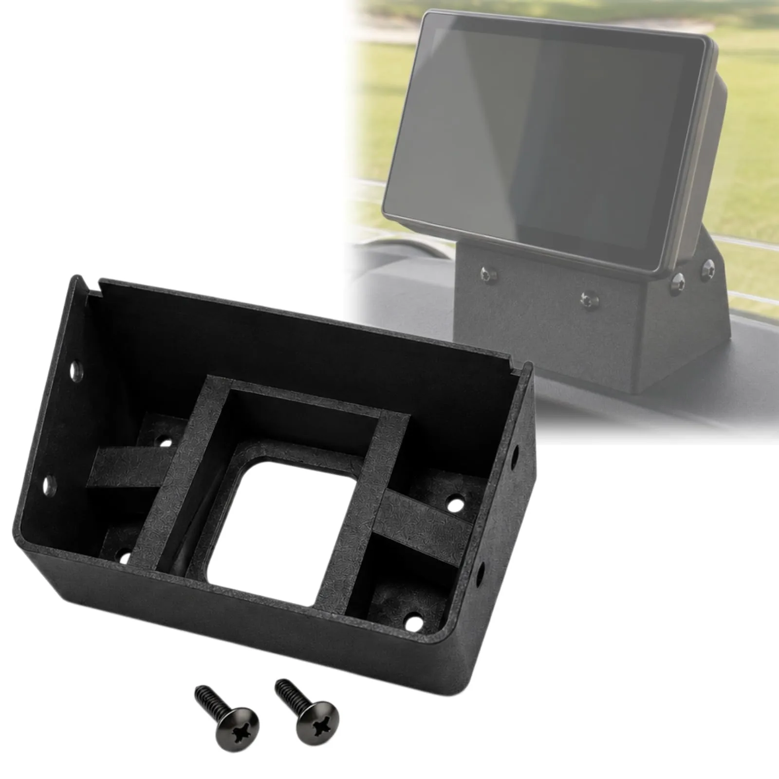 Generic Screen Riser Mount for Denago Rover Golf Cart