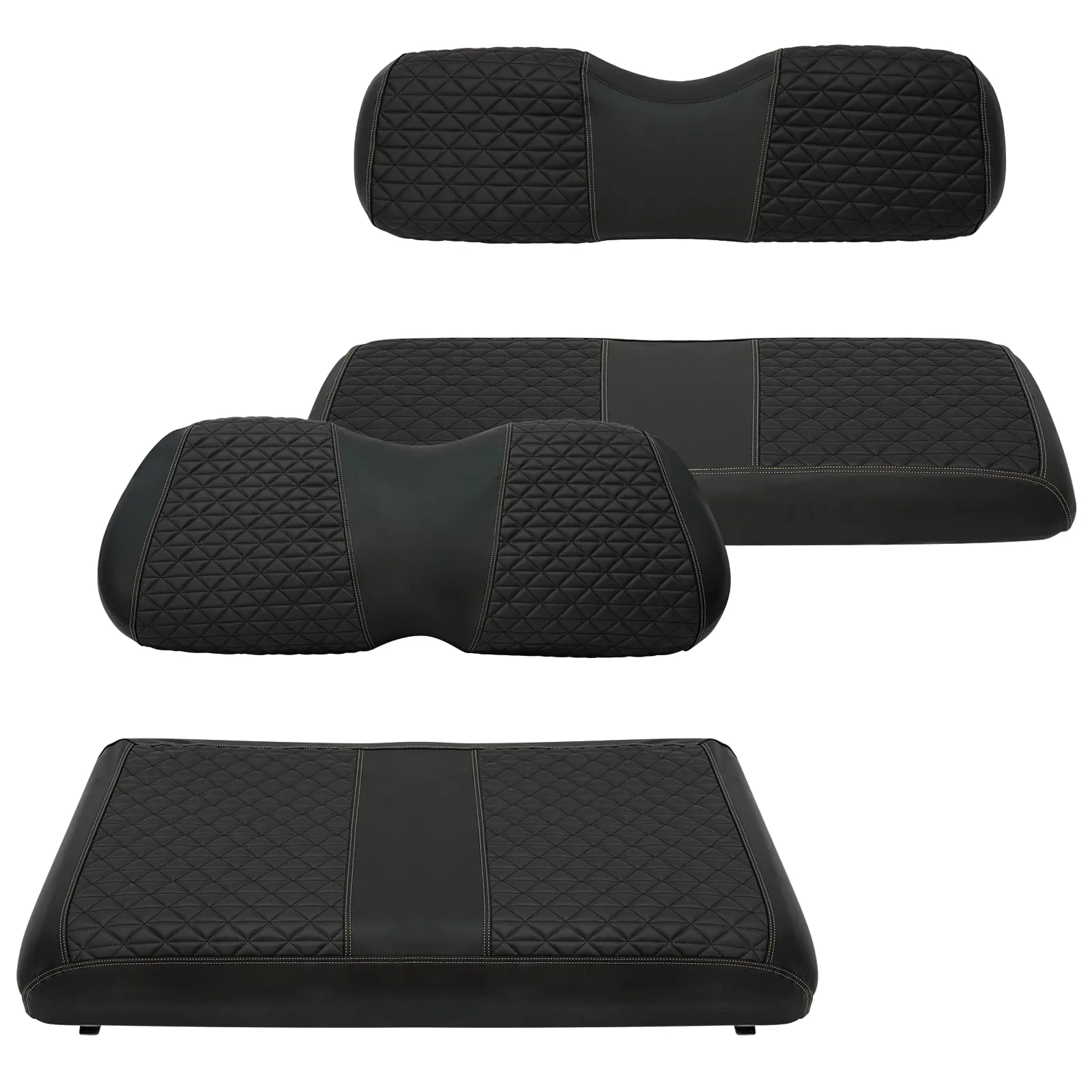 XUANYUDG0769 Golf Cart Front and Rear Seat Covers