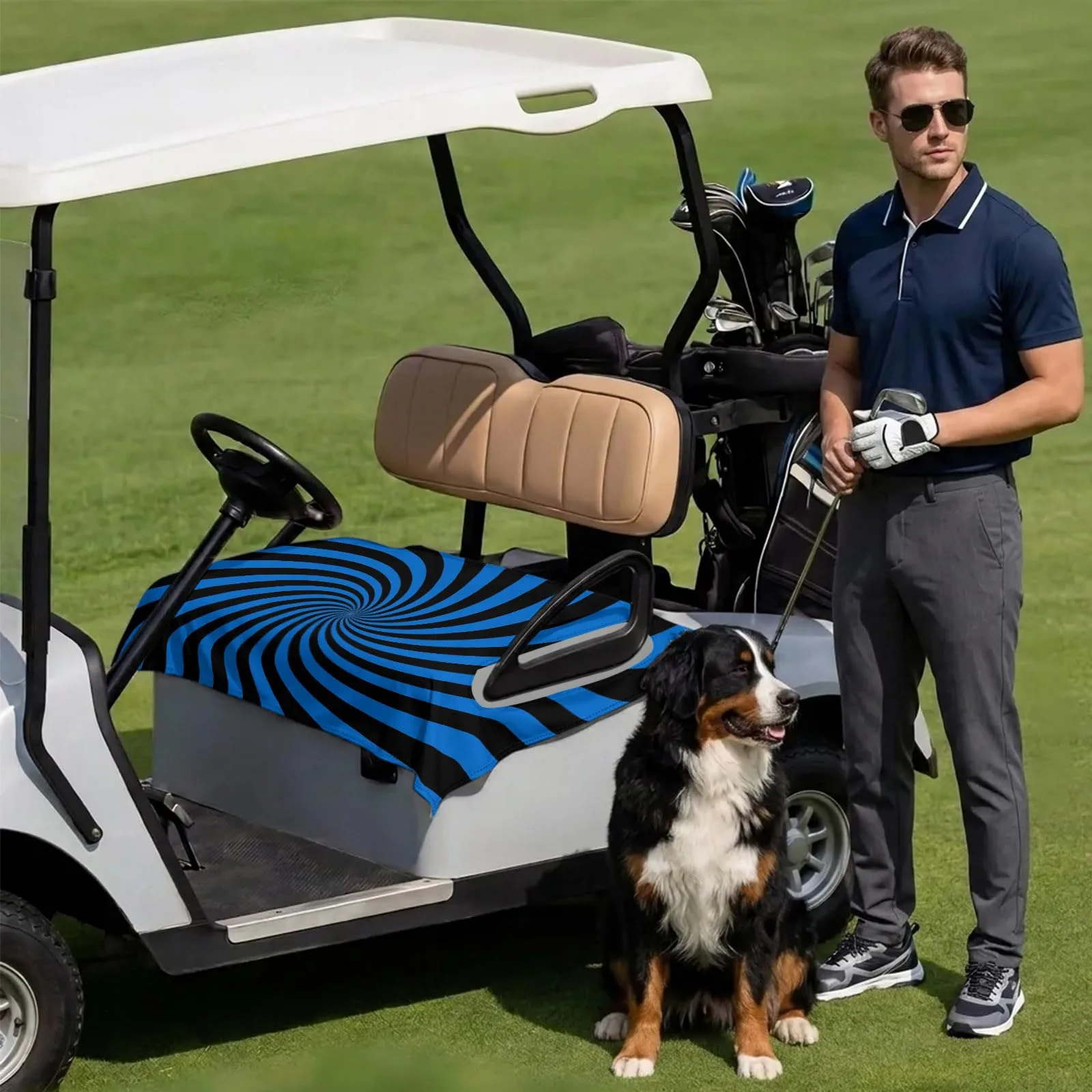 DecorLovee Golf Cart Seat Cover 51 x 31 Inch image 3