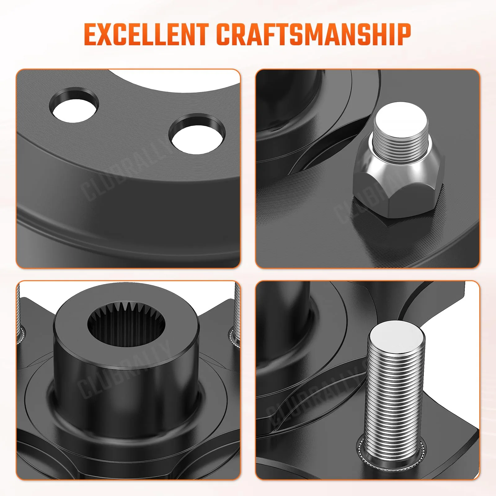 CLUBRALLY Brake Drum Hub Kit for E-Z-GO TXT image 2