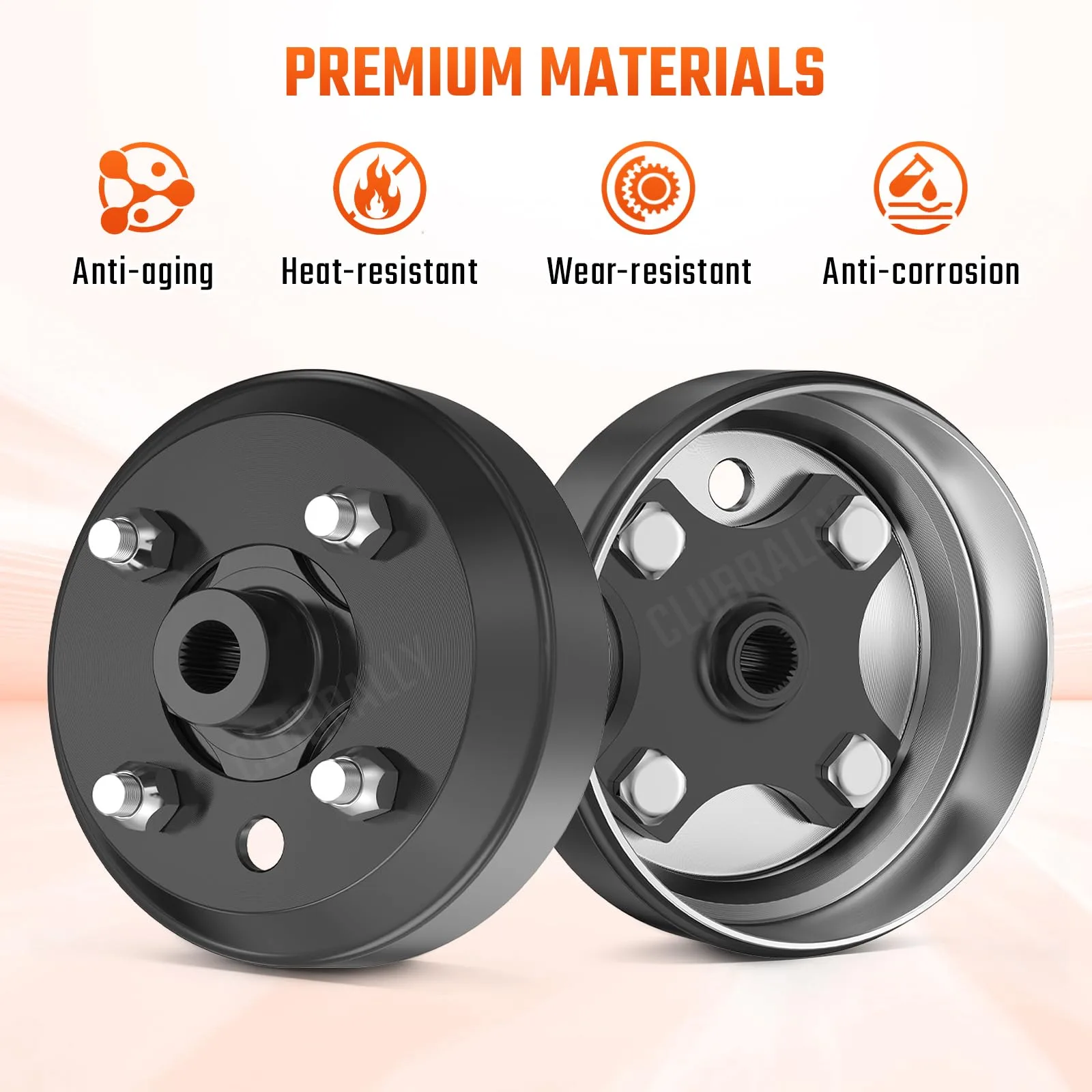 CLUBRALLY Brake Drum Hub Kit for E-Z-GO TXT image 4