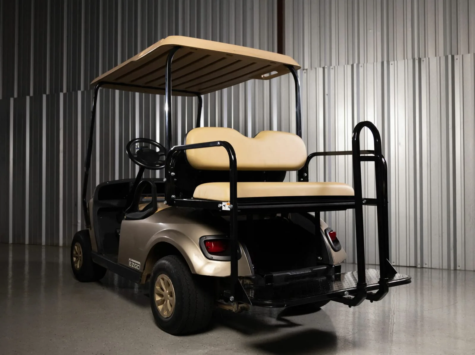 PROFX Rear Flip Seat Kit for E-Z-GO TXT PFX1008TAN image 4