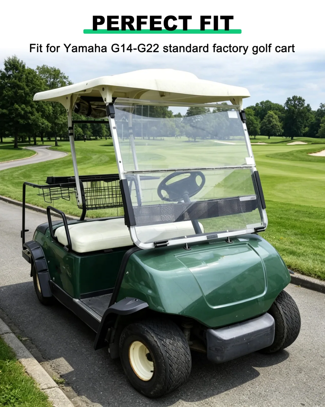 LDETXY Front Storage Basket for Yamaha G14-G22 Golf Cart image 2