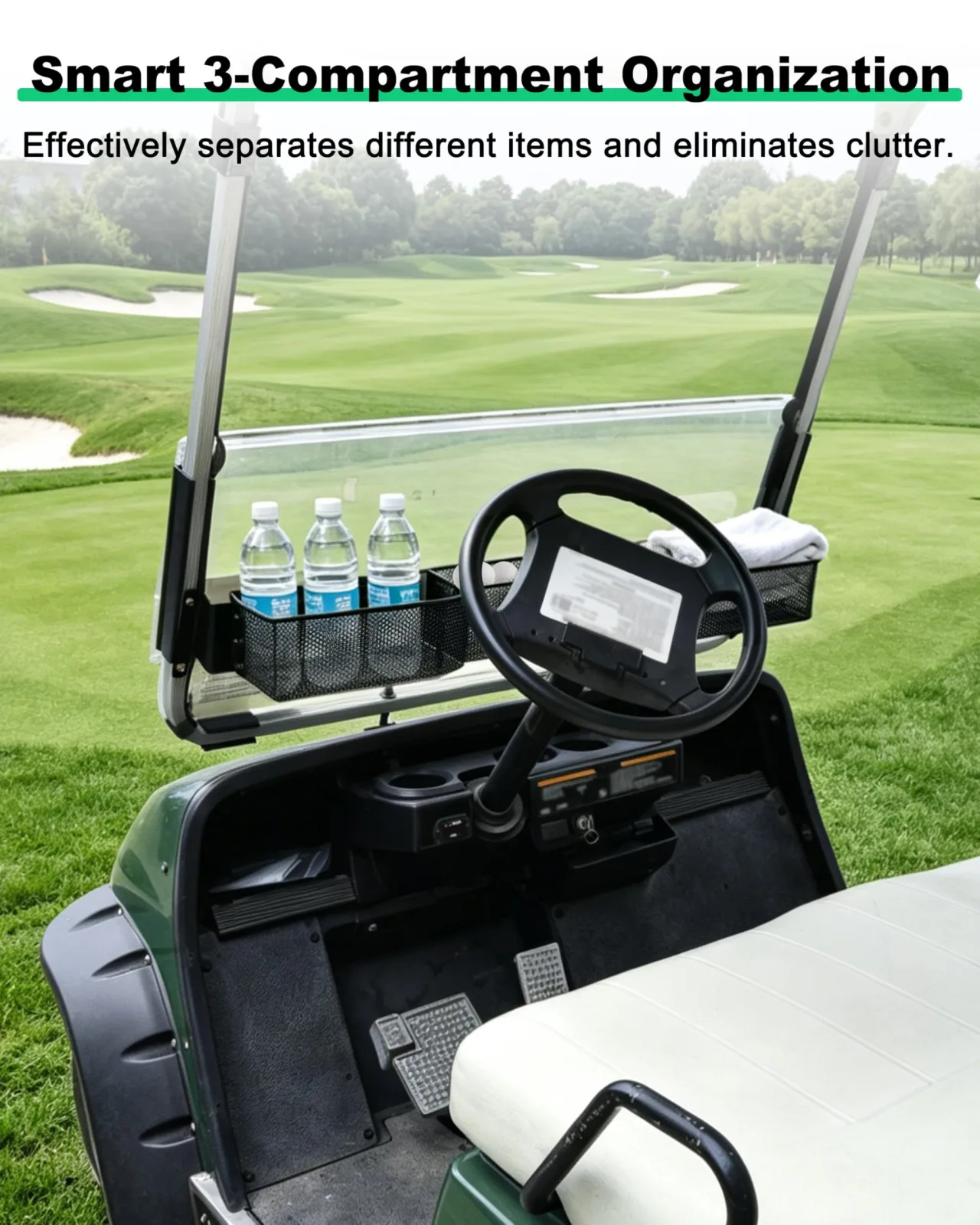 LDETXY Front Storage Basket for Yamaha G14-G22 Golf Cart image 4