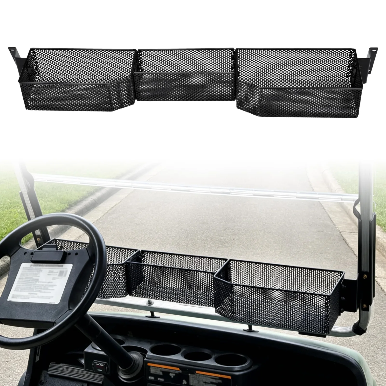LDETXY Front Storage Basket for Yamaha G14-G22 Golf Cart