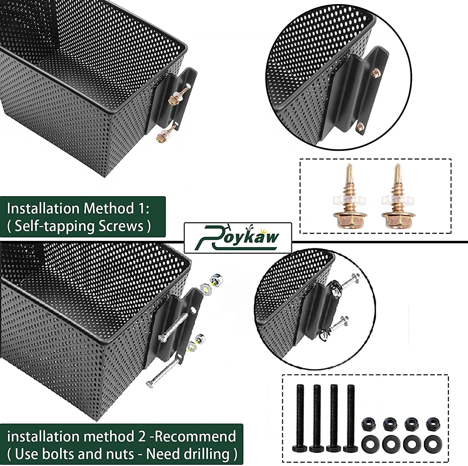 Roykaw Front Dash Storage Basket for E-Z-GO TXT image 4