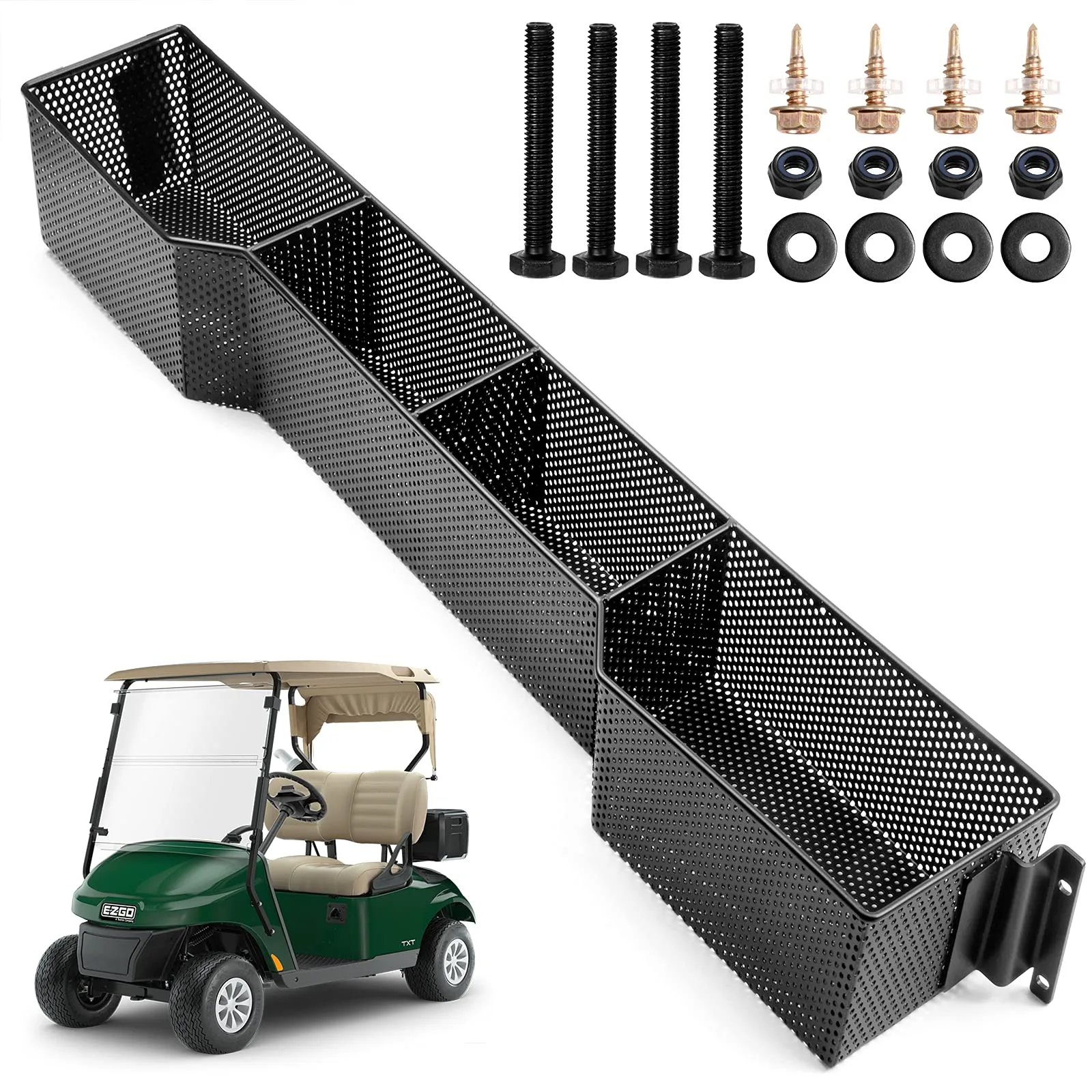 Roykaw Front Dash Storage Basket for E-Z-GO TXT