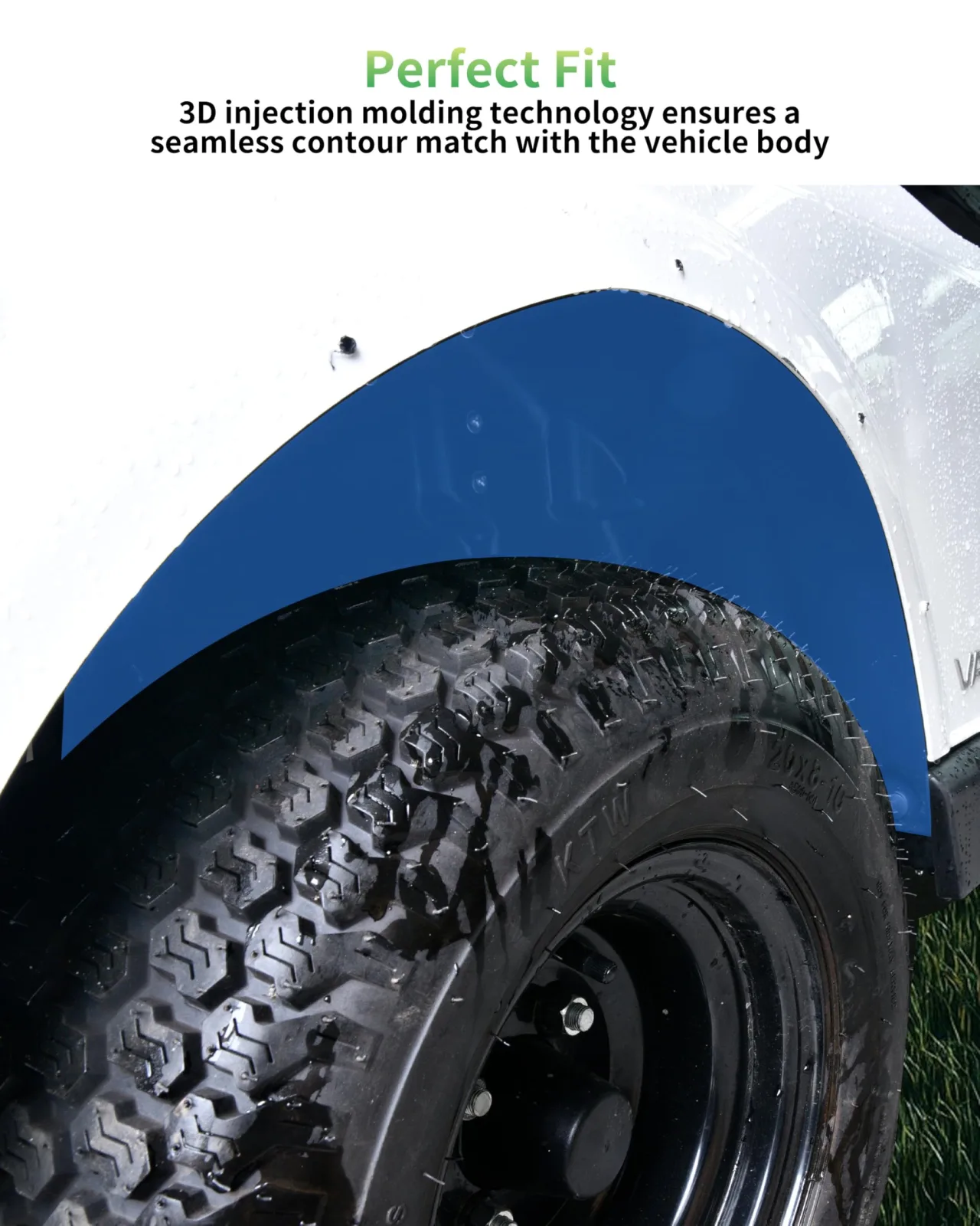 KEWISAUTO Rear Wheel Well Liners for E-Z-GO RXV image 4